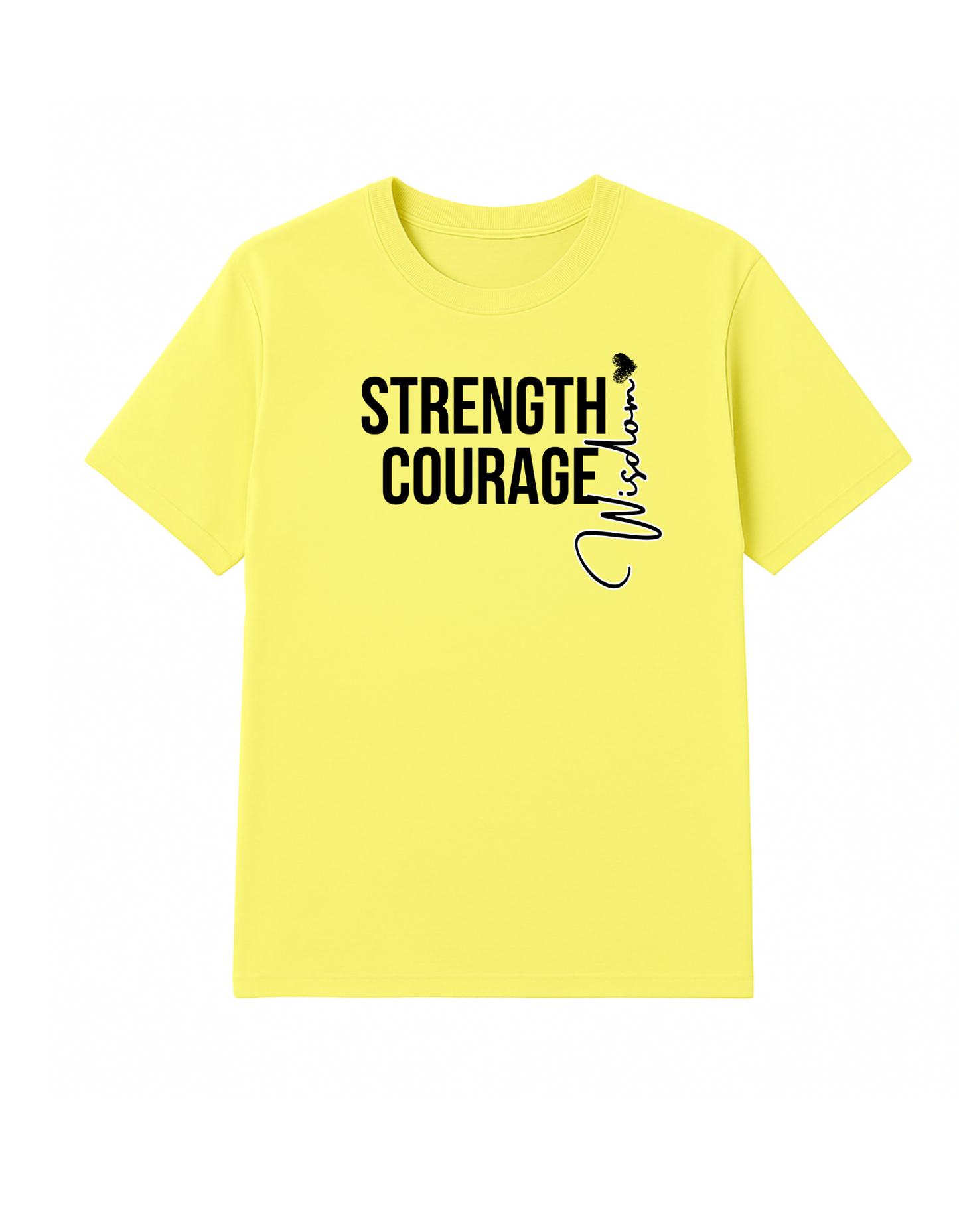 Hello Strength Courage Wisdom
