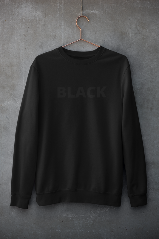 Sweatshirt Black on Black